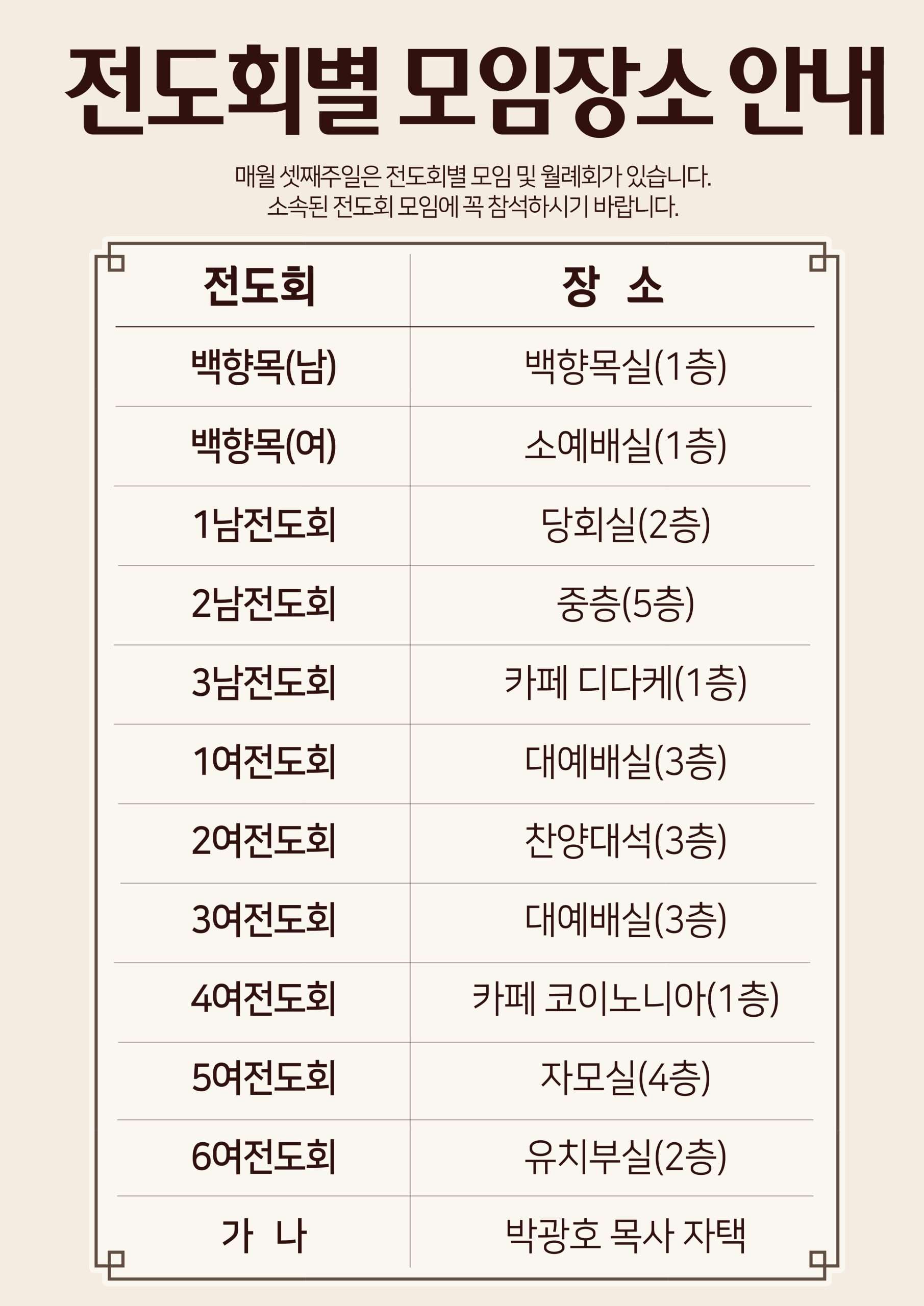 2024년 1월 3남전도회 월례회